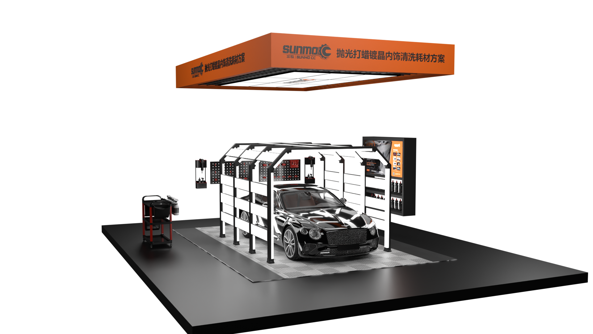 Polishing, waxing, crystal plating, interior cleaning consumables solutions